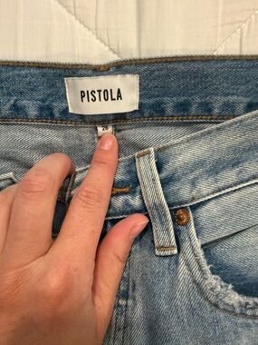 Pistola High-Rise Light Blue Denim Jeans